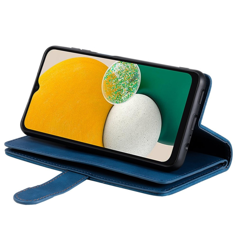 Til Samsung Galaxy A56 5G Etui med Lynlåslomme og 9 Kortlommer