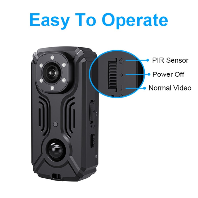 MD37 Video Recorder 2K SportKamera Cykel med IR-CUT AP Hotspot