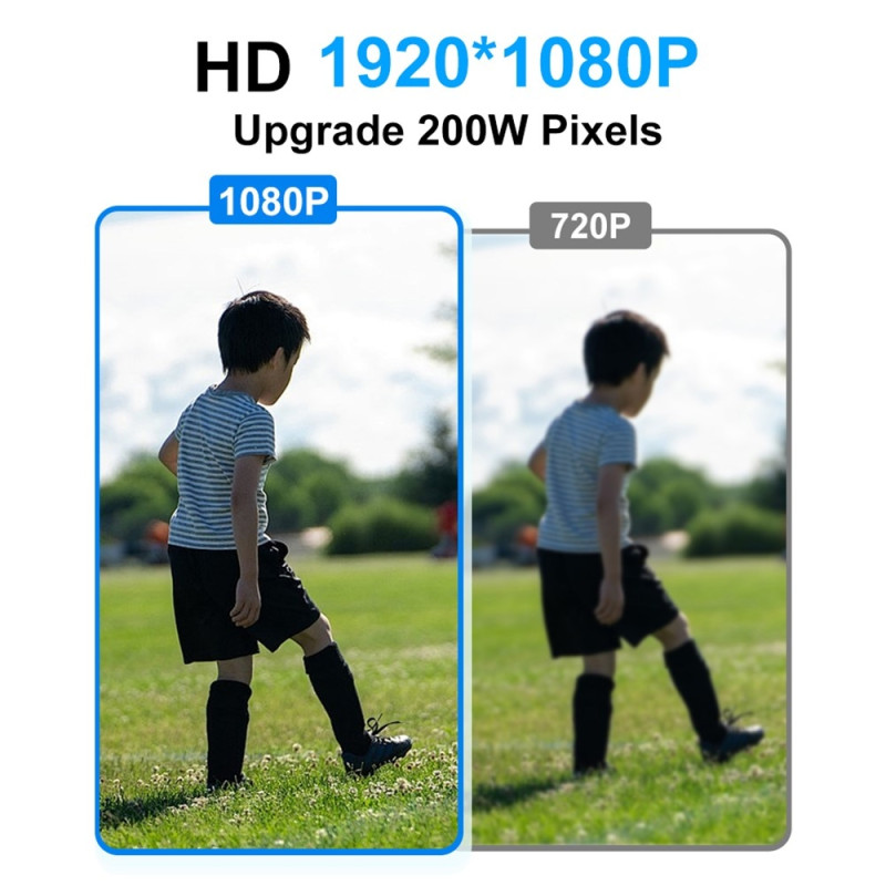 Vanntett HD-kamera PIR-overvåkingskamera Hjemme utendørs sikkerhetsvideoopptaker