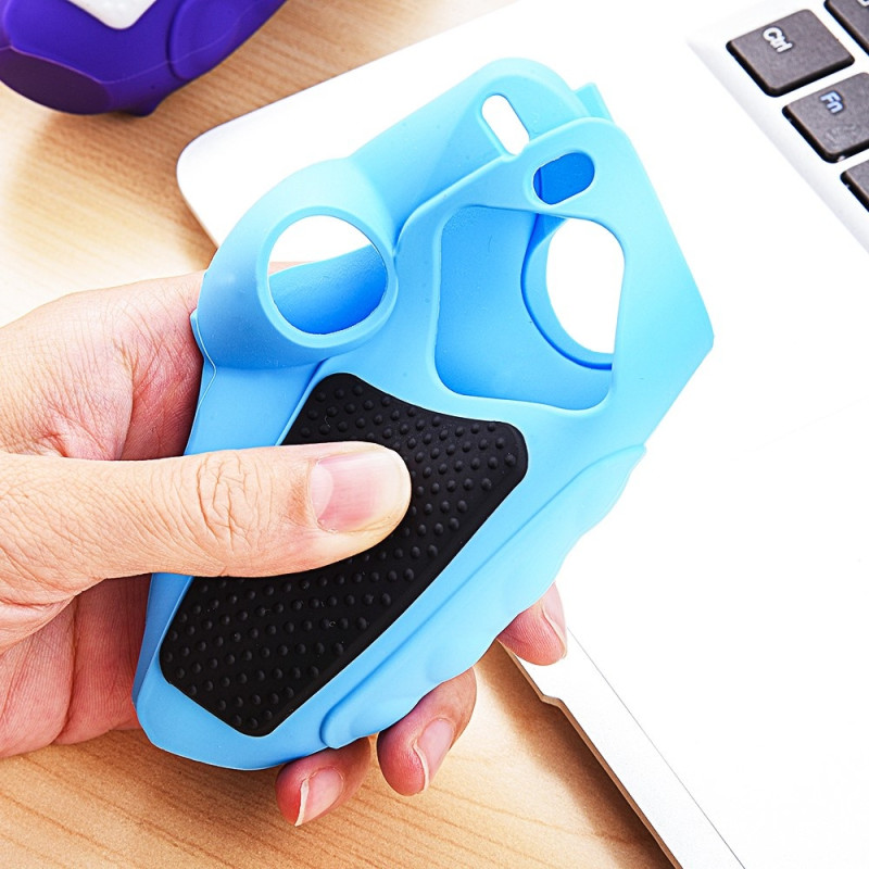 Playstation 5 / PS5 silikoninen suojakuori, liukastumista estävä suoja + joystick-suojukset - Violetti