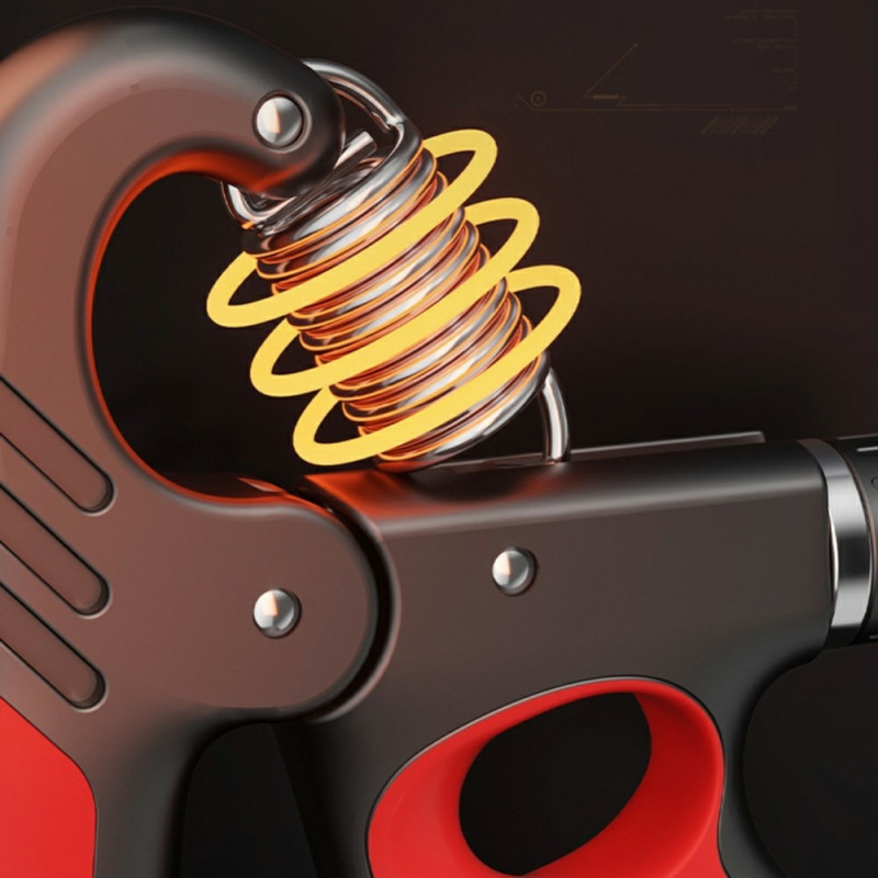 Justerbar håndgrepsforsterker med digital kalkulator muskelgjenopprettingsverktøy