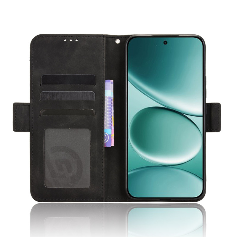 For Xiaomi Redmi Note 15 Pro 5G Veske Lommebok Veske Shell Telefonveske Ekstra kort - Svart