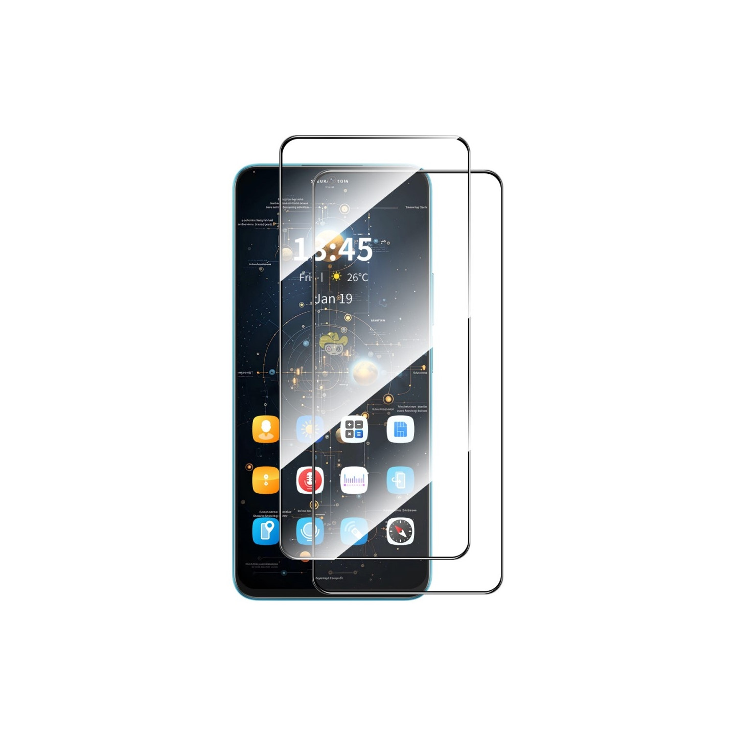 ENKAY HAT PRINCE Tempered glass for Samsung Galaxy A36 5G / A56 2Pcs