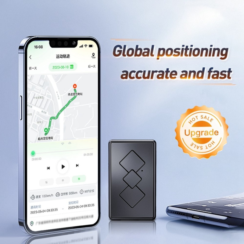 Global GPS Tracker Anti Lost 3D Street View Locator med intelligenta varningar