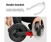 Xiaomi Mijia M365 / M365 Pro Stödfäste Paket Bakskärm Mudguard - Röd