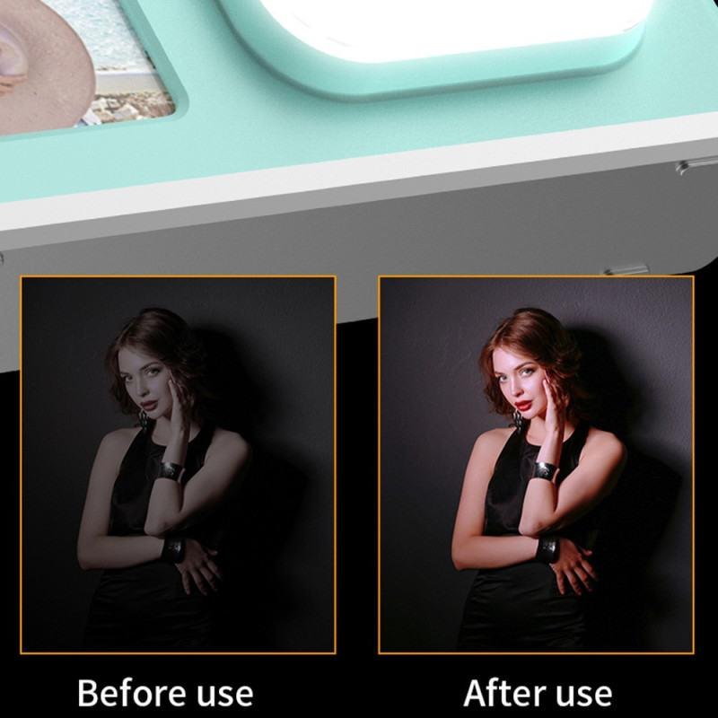 2,4" skærm med dobbelt linse videooptagelse CCD digitalkamera med 32 GB kort + læser - Sort