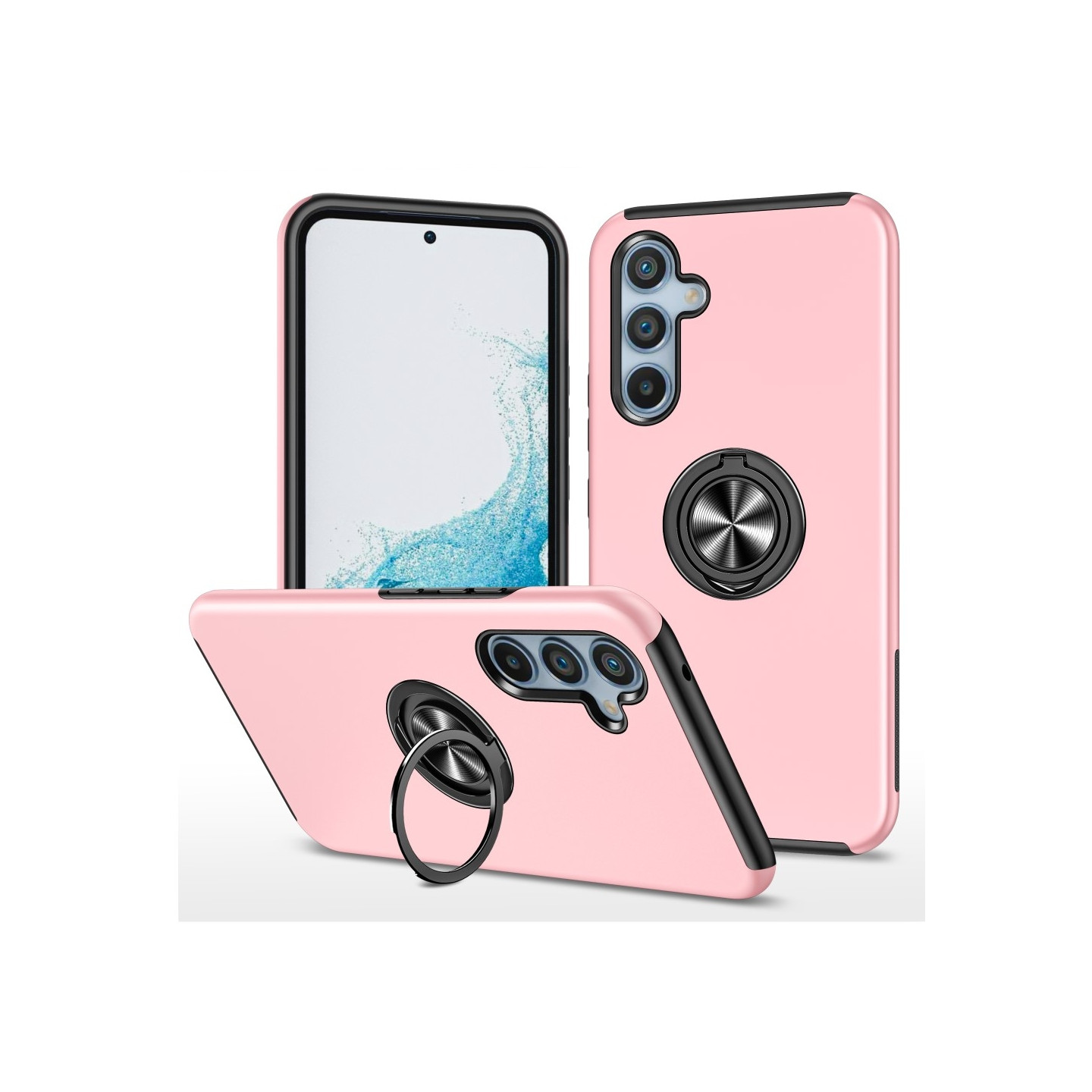 Samsung Galaxy A56 5G Hybridkotelo Käännettävällä Rengaspidikkeellä