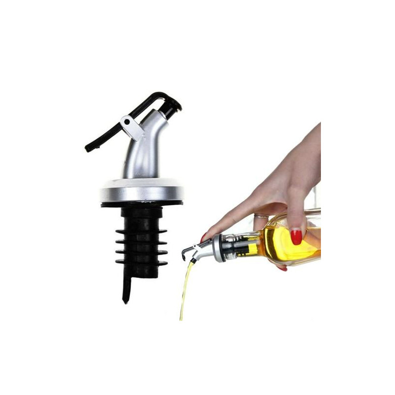 Wine Oil Vinegar Bottle Stopper Spout Leakproof Nozzle Dispenser Pourer