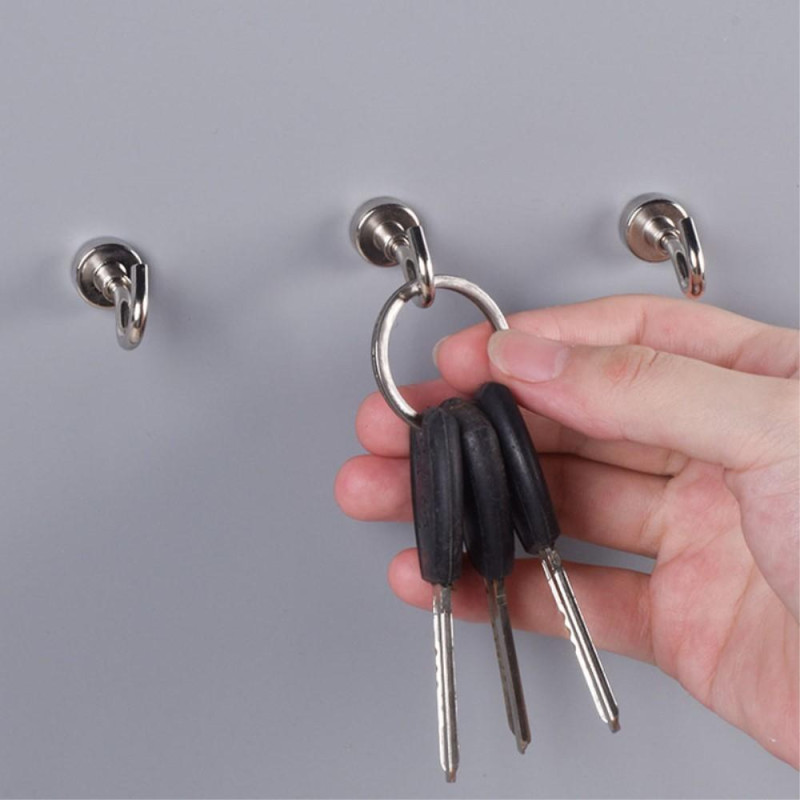 No Drilling Magnetic Hooks Magnetic Hangers for Home Kitchen Refrigerator Office 2 pieces