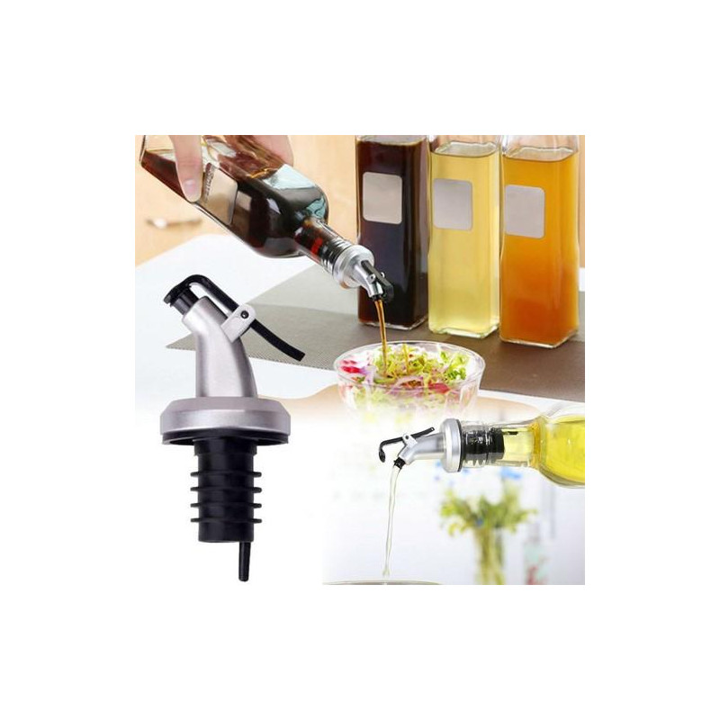 Wine Oil Vinegar Bottle Stopper Spout Leakproof Nozzle Dispenser Pourer