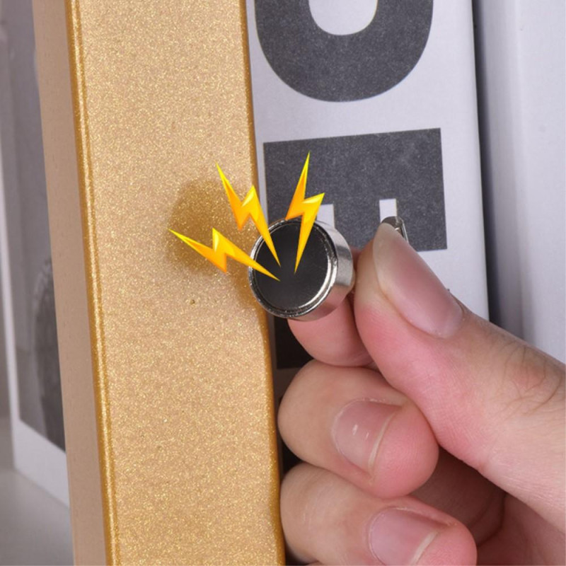 Ei porausmagneettisia koukkuja Magneettiset ripustimet kotikeittiön jääkaappitoimistolle 2 kpl