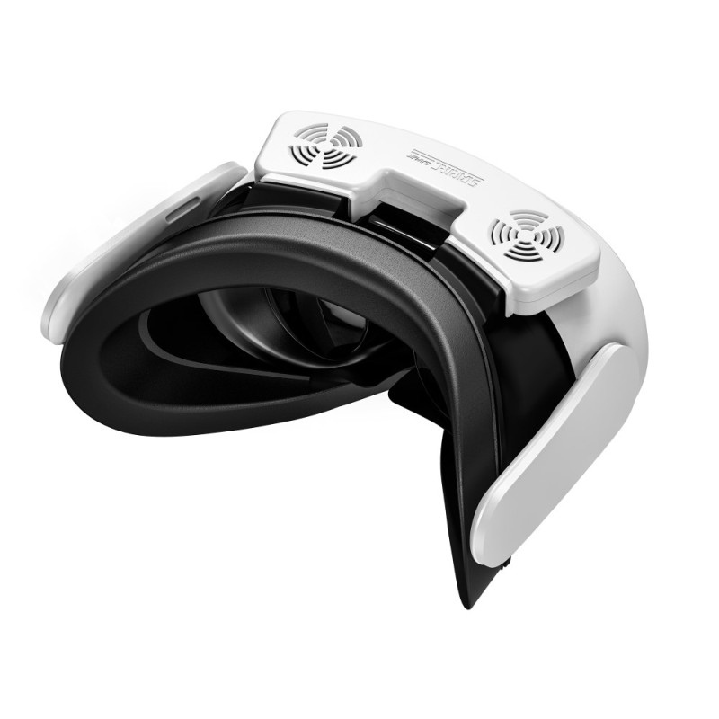 För Meta Quest 3S VR Face Mask Magnetisk kylfläkt Foam Pad Andas ansiktsskydd