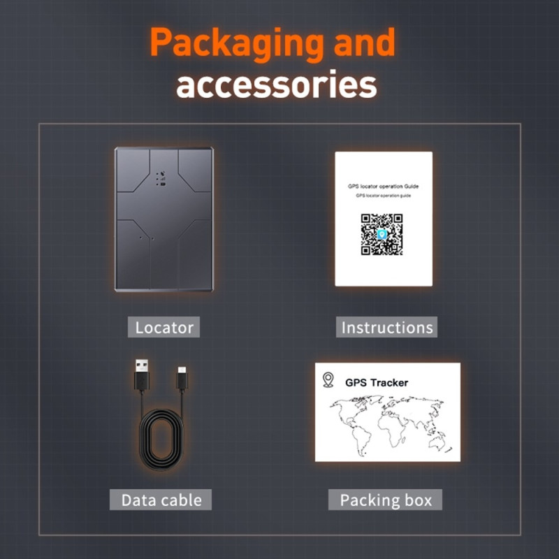 Q16 GPS Tracker Magnetisk Anti Theft 4G Locator Multi Alerts Sporingsenhed