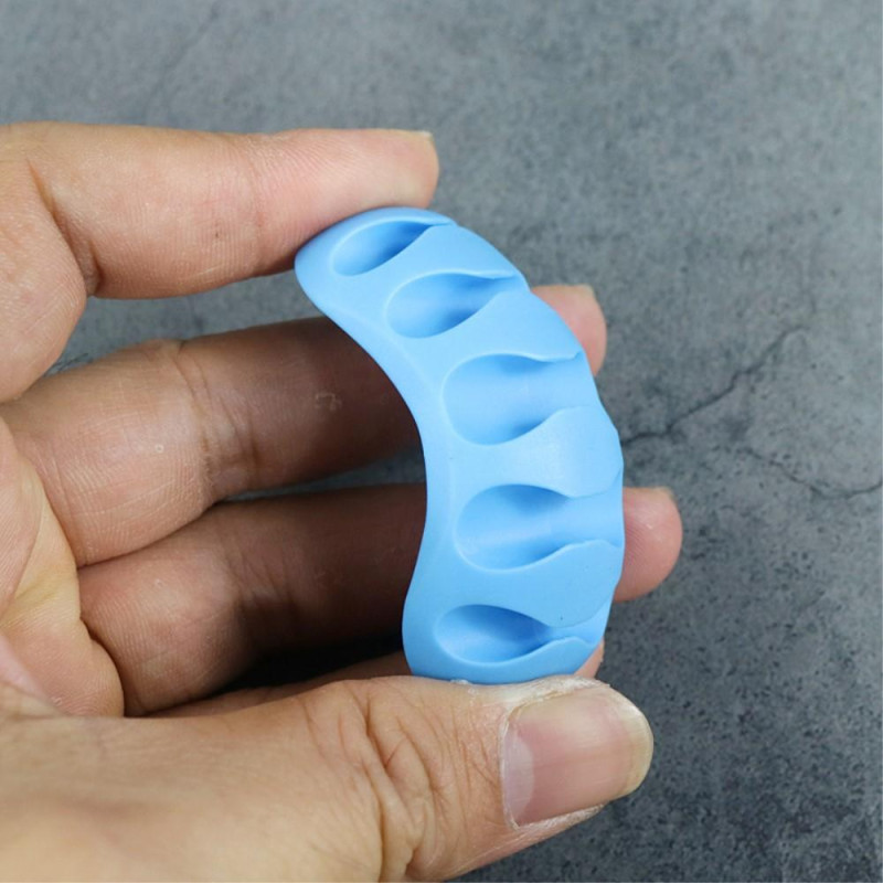 Multikabelholder Ledningsarrangør Kabelklemme - Blå 2 - Pakke