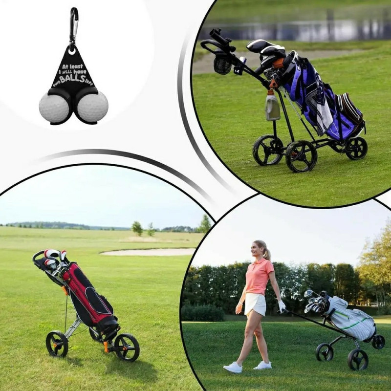Golfbollshållare Roliga bokstäver Dubbla golfbollar Golfpresent - Stil A
