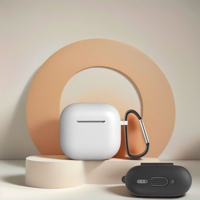 For AirPods 4 5 stk Tilbehør Veske Oppbevaringsboks Halsstropp Hodetelefonholder Nøkkelring - Rosa