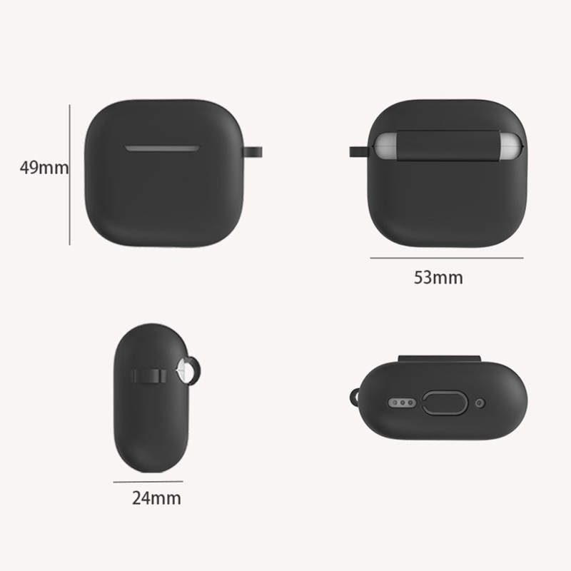 För AirPods 4 5st Tillbehör Fodral förvaringsbox halsrem hörlurshållare nyckelring