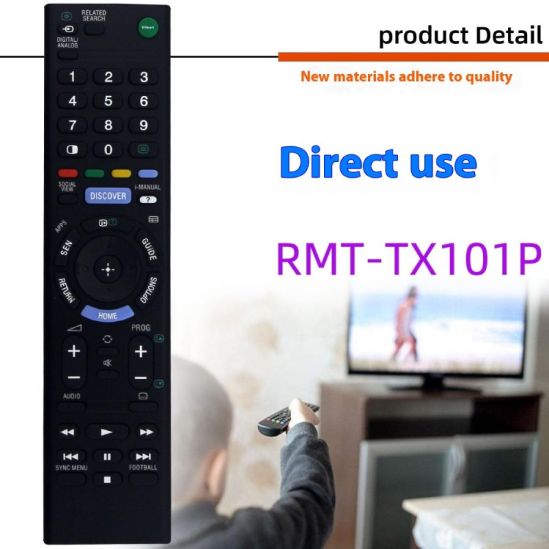 Remote Control Replacement for RMT-TX101P For Sony TV