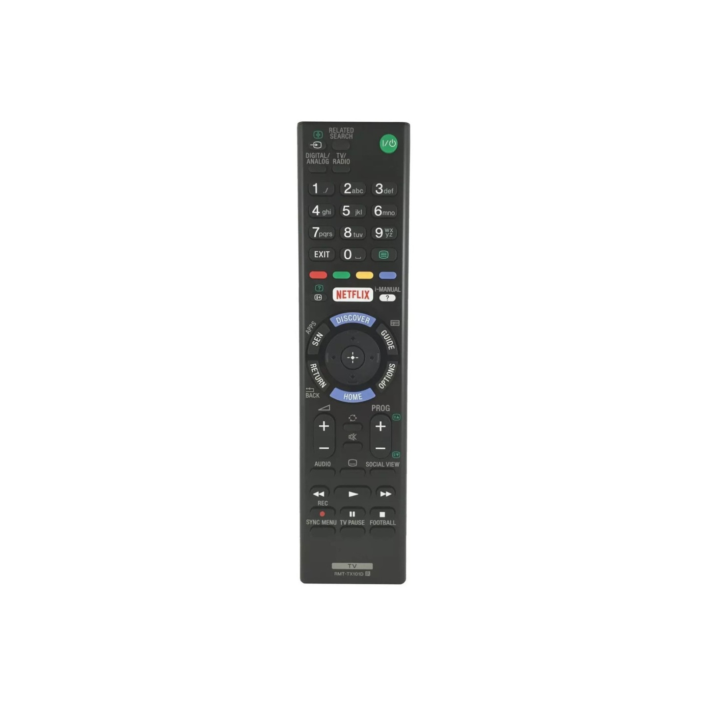 Remote Control Replacement for RMT-TX101D For Sony TV
