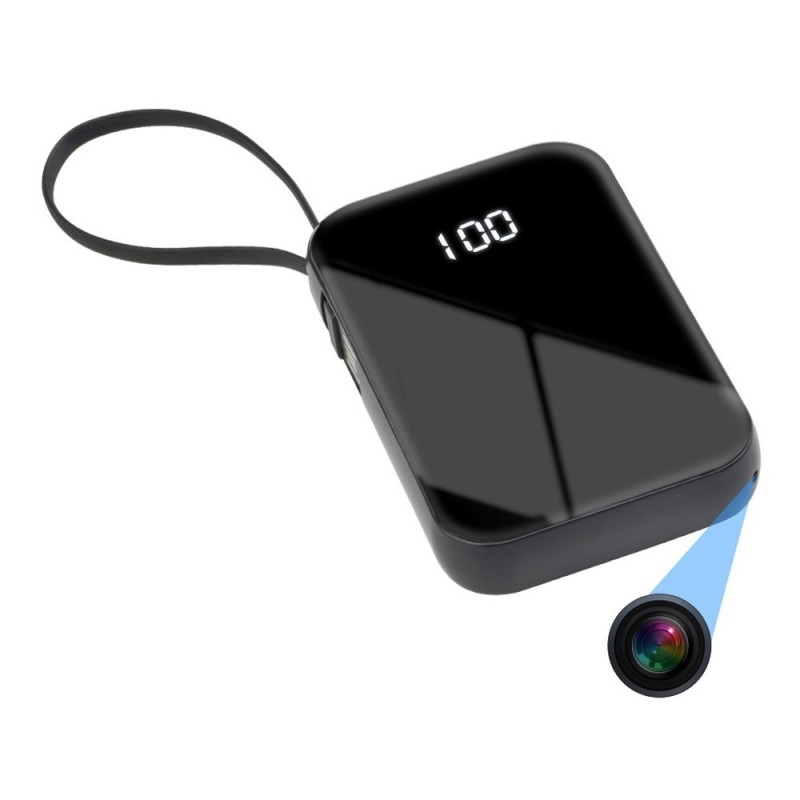 1080P HD WiFi-kamera 5000mAh bærbar powerbank sikkerhedskamera