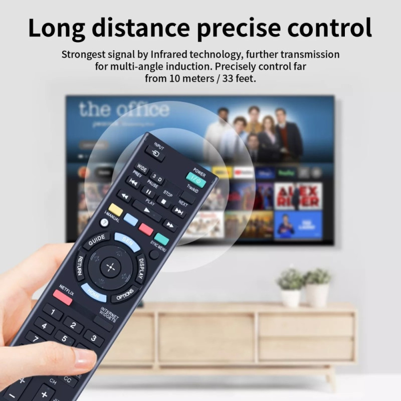 Remote Control Replacement for RM-YD073 For Sony TV