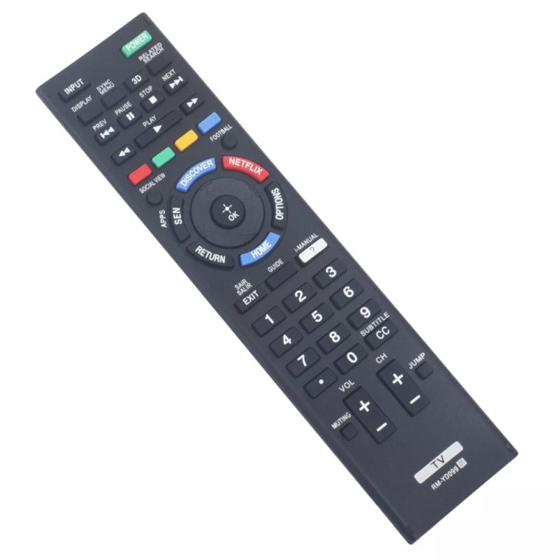 Remote Control Replacement for RM-YD099 For Sony TV