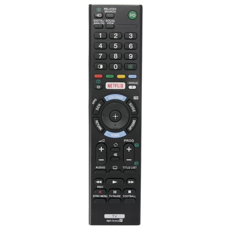 Remote Control Replacement for RMT-TX101A For Sony TV