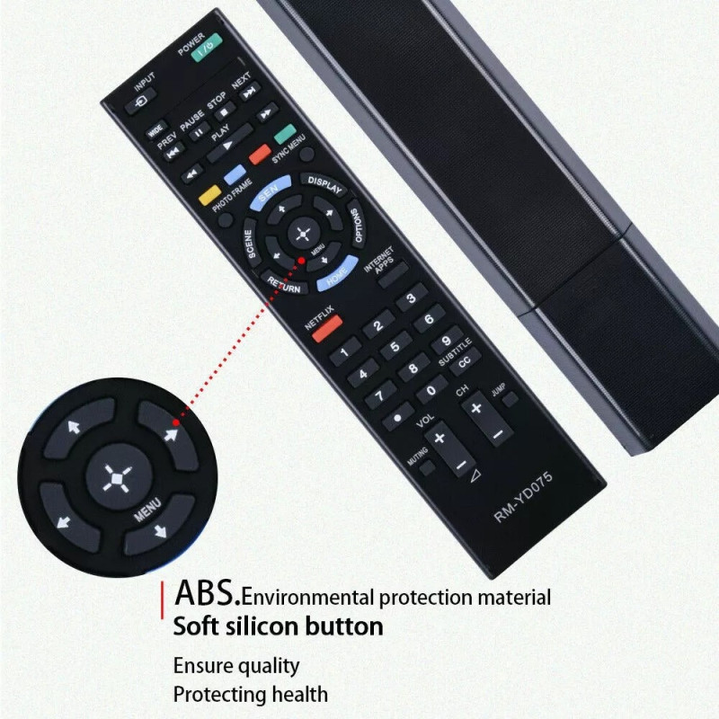 Remote Control Replacement for RM-YD075 For Sony TV