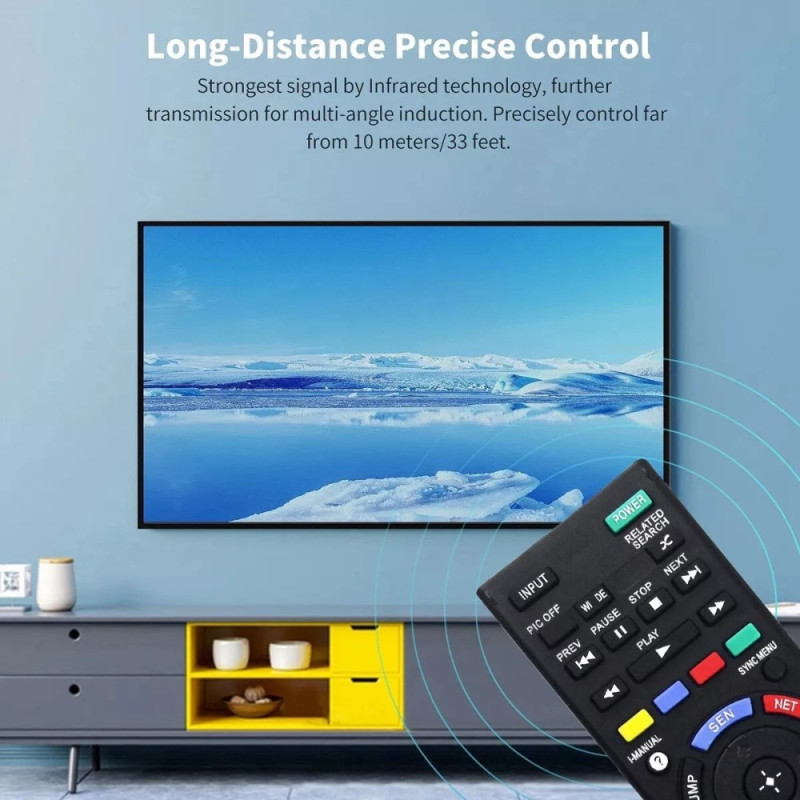 Fjärrkontroll Ersättning för RM-YD089 För Sony TV