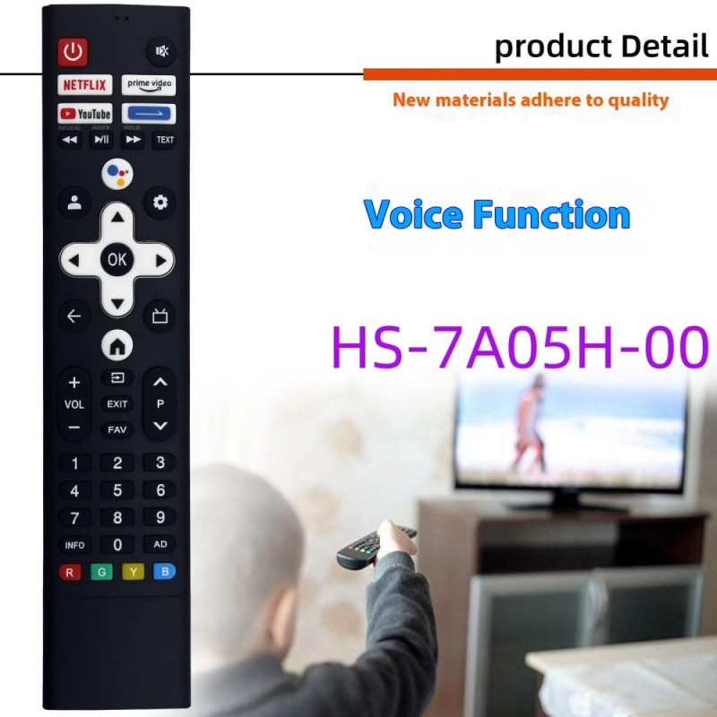 Fjärrkontroll Ersättning för HS-7A05H-00 För Skyworth Coocaa TV