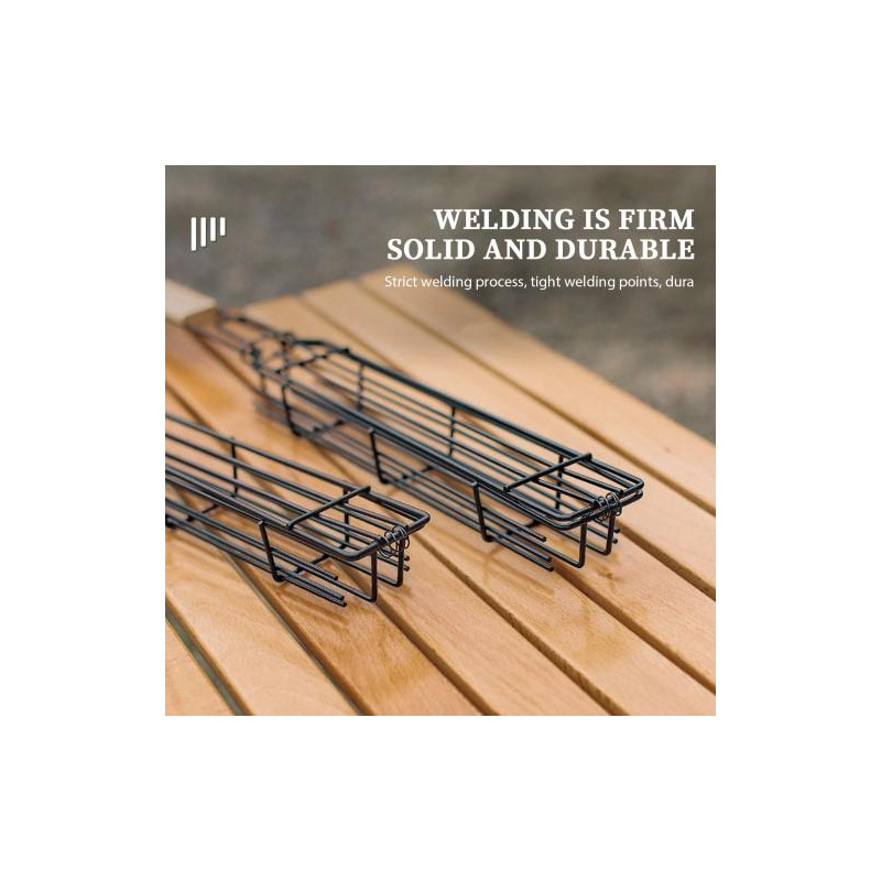 Udendørs BBQ Grillkurv Grillbur Picnic Grill Camping