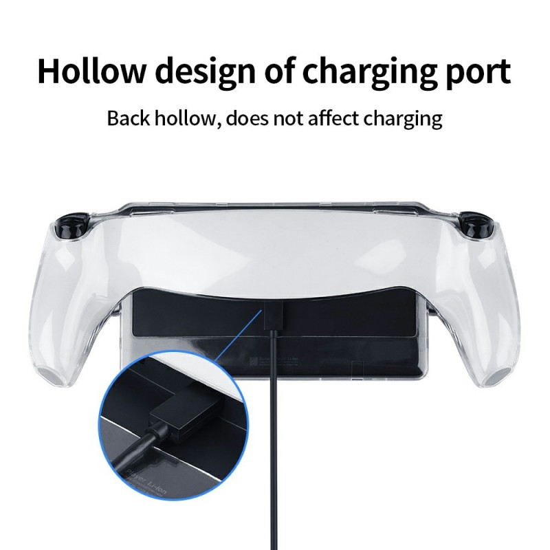 Til Sony PlayStation Portal Transparent Cover PC Beskyttelsesskal