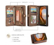 CASEME Samsung Galaxy A13 5G / A04s 4G Retro plånboksfodral - Coffee
