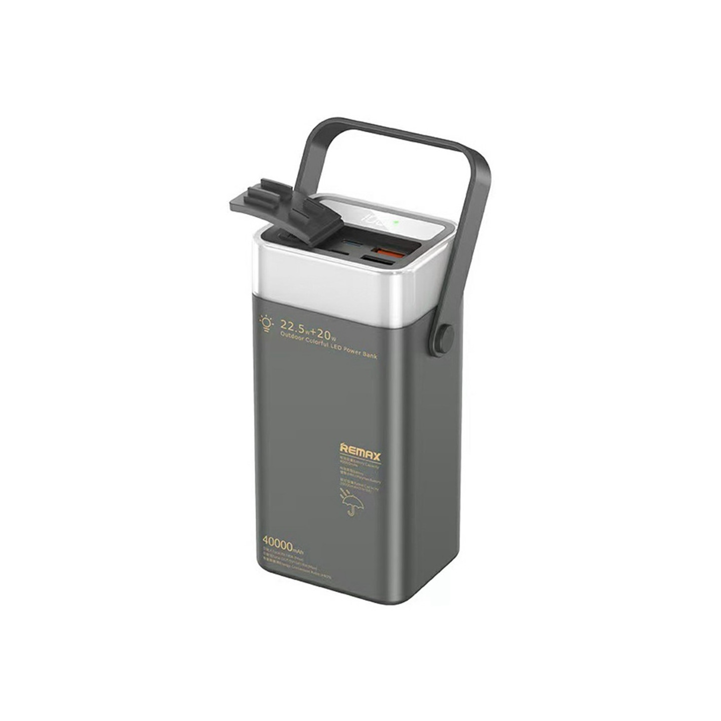 REMAX RPP-596 40000mAh Hurtigopladende Powerbank 20W 22.5W
