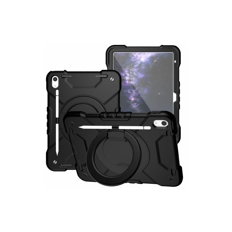 iPad 10.9:lle (2022) Iskunkestävä tablettikotelo olkahihnalla