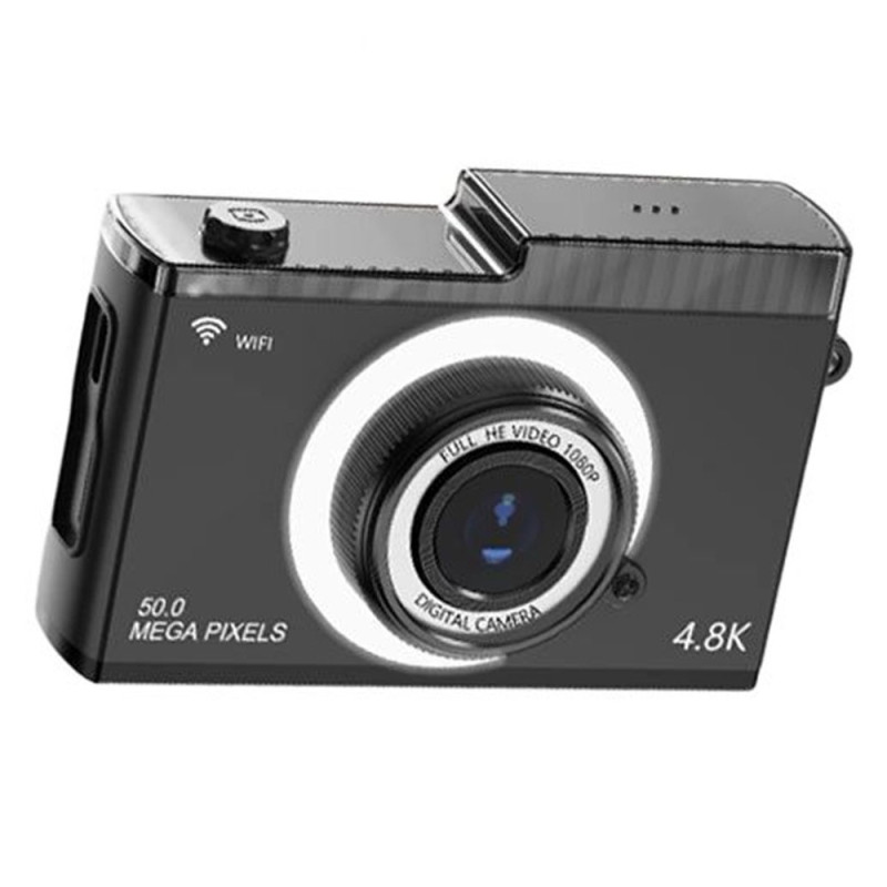 2,4" HD Dual Lens Digital CCD-kamera Videoopptak 8X zoomkamera inkl. 32GB minnekort