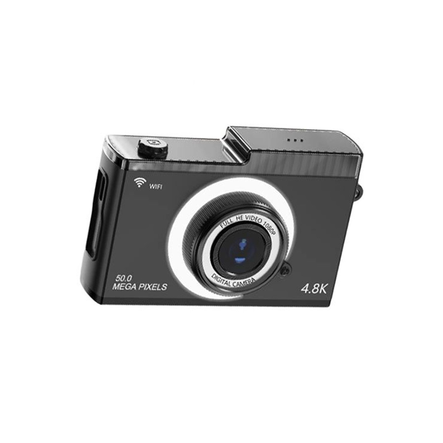 2,4" HD Dual Lens Digital CCD-kamera Videoopptak 8X zoomkamera inkl. 32GB minnekort