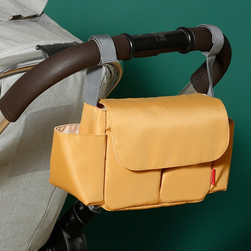 Vandtæt nylon klapvogn hængende taske Babyble mælkeflaske opbevaringstaske