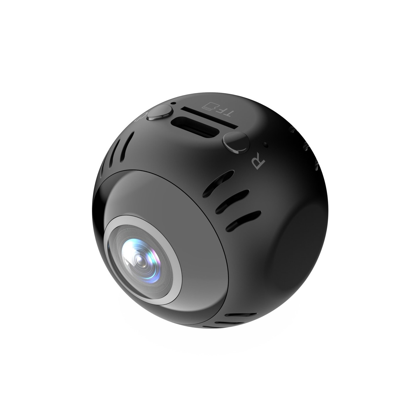 Intelligent WiFi-kamera Uppspelning i realtid Panoramautsikt Övervakningskamera