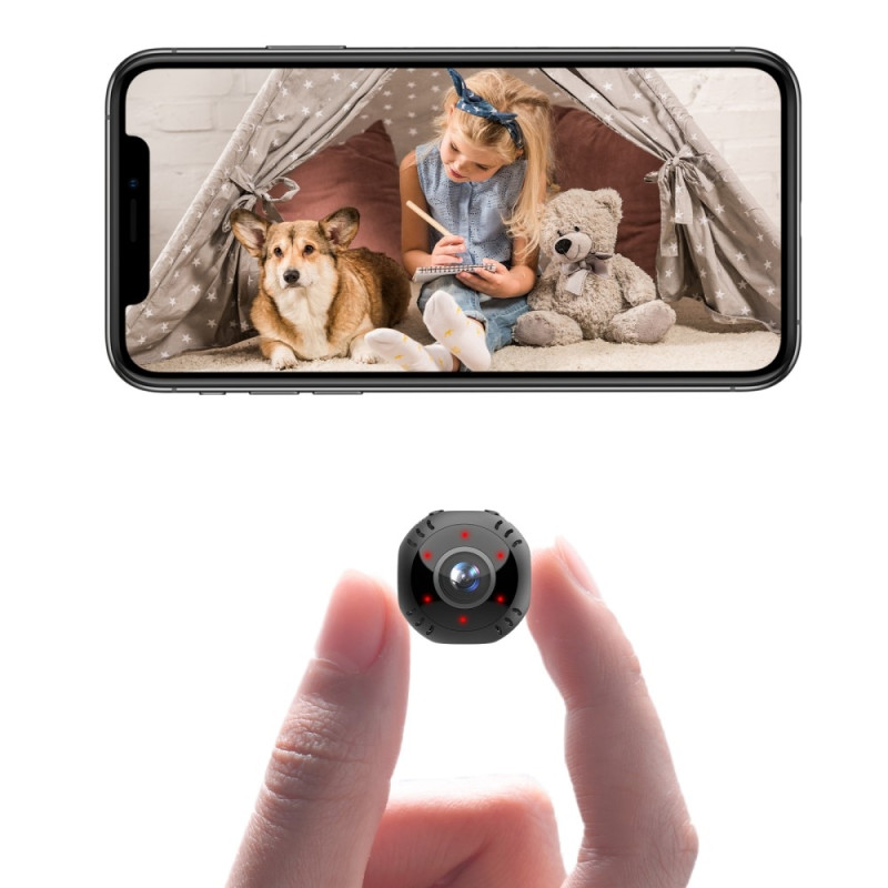 Intelligent WiFi-kamera Realtidsafspilning Panoramic View Overvågningskamera