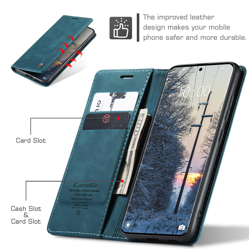 CASEME Retro Lompakkokotelo Xiaomi Redmi Note 15 / Xiaomi Poco M8 5G