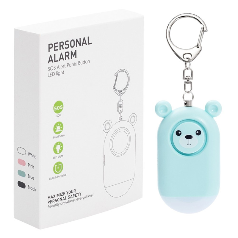 Hätähälytys Assault Protection Kannettava itsepuolustus Kova henkilökohtainen turvahälytys - sininen