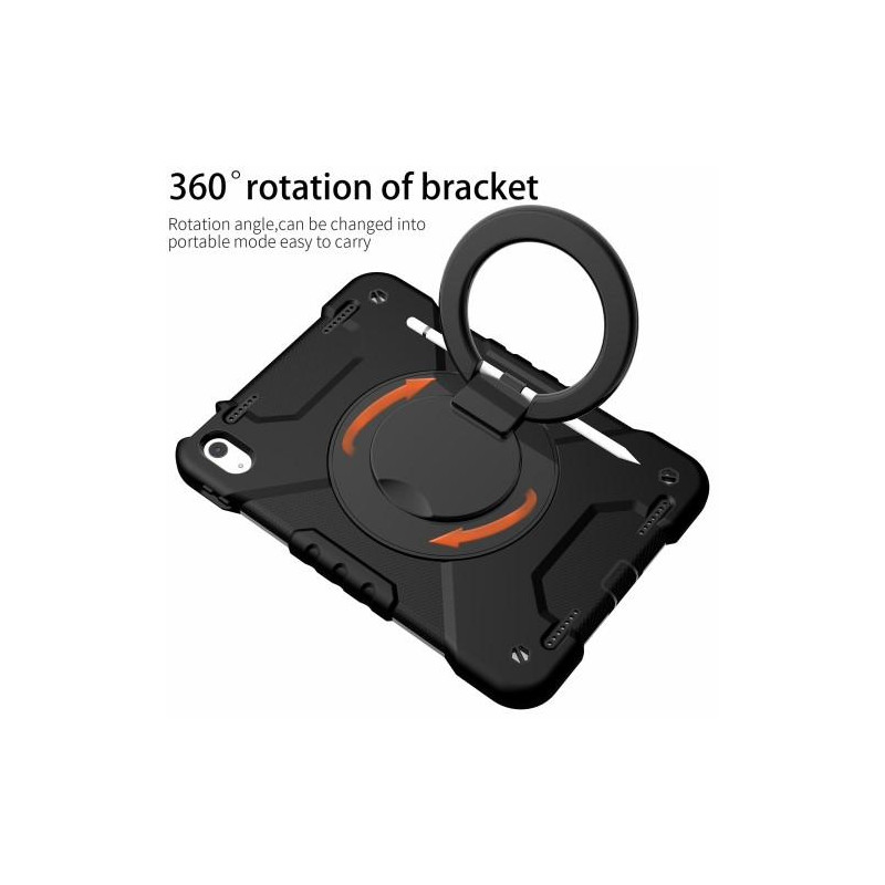 iPad 10.9:lle (2022) Iskunkestävä tablettikotelo olkahihnalla