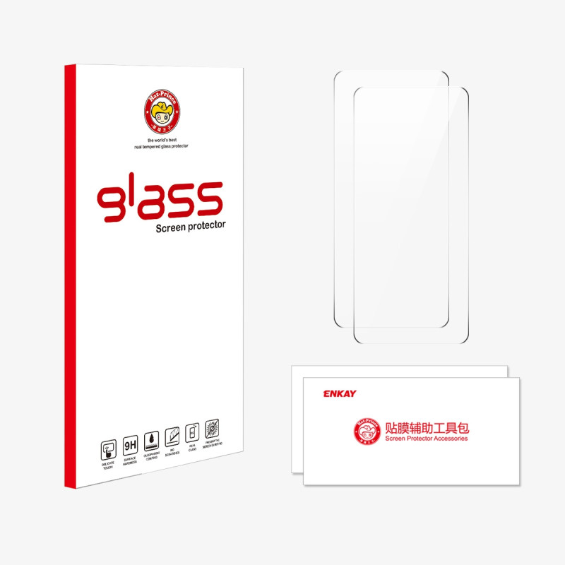 ENKAY Screen protector for Xiaomi Redmi Note 15 Pro 5G 2 pcs clear aluminium silicon glass