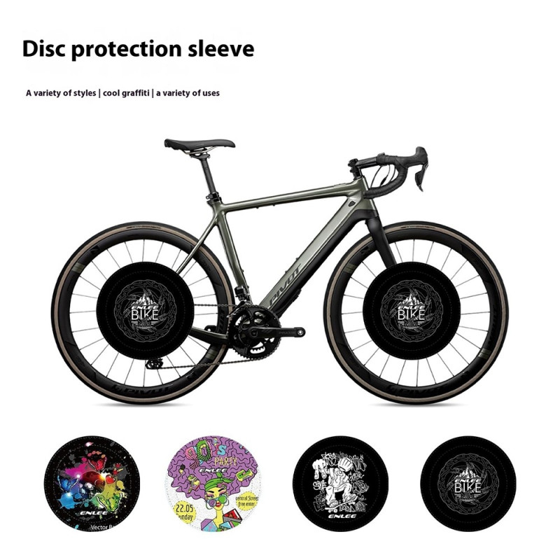 ENLEE Mountain Bike Skivebremseskjold Anti Overspray Cykelbremseskjold - Disk