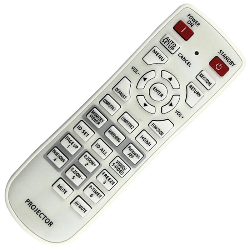Udskiftning af fjernbetjening N2QAYA000100 til Panasonic projektor