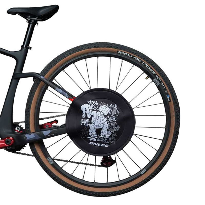 ENLEE Terrengsykkel Disc Brake Shield Anti Overspray Bicycle Brake Shield - Skateboard