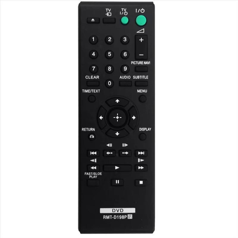 Udskiftning af fjernbetjening til RMT-D198P til Sony DVD
