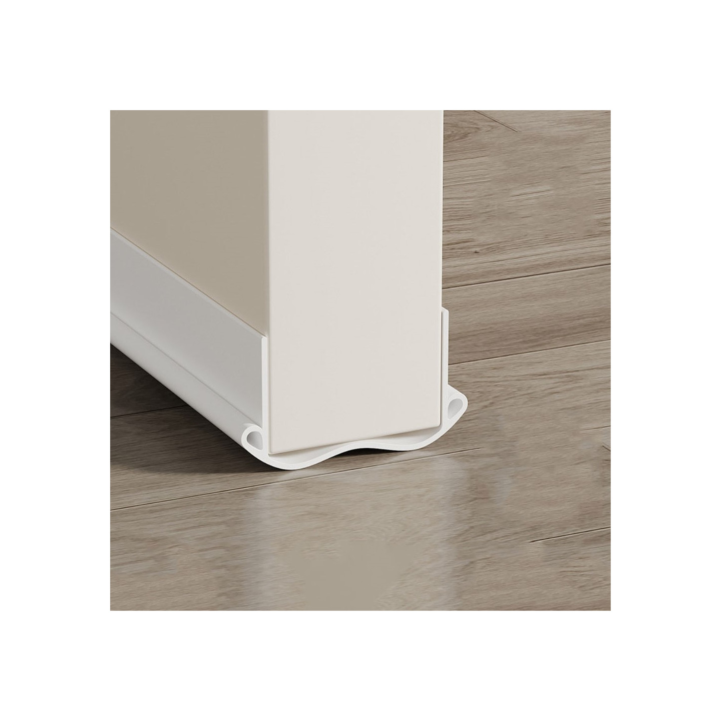 Lydisolering Dørtettningslist PVC Dørspor Gap Filler med selvklebende tape