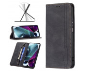 Till Motorola Edge 30 Pro Plånboksfodral  - Svart